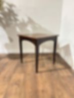 Vintage Oak Side Table On Square Tapering Legs