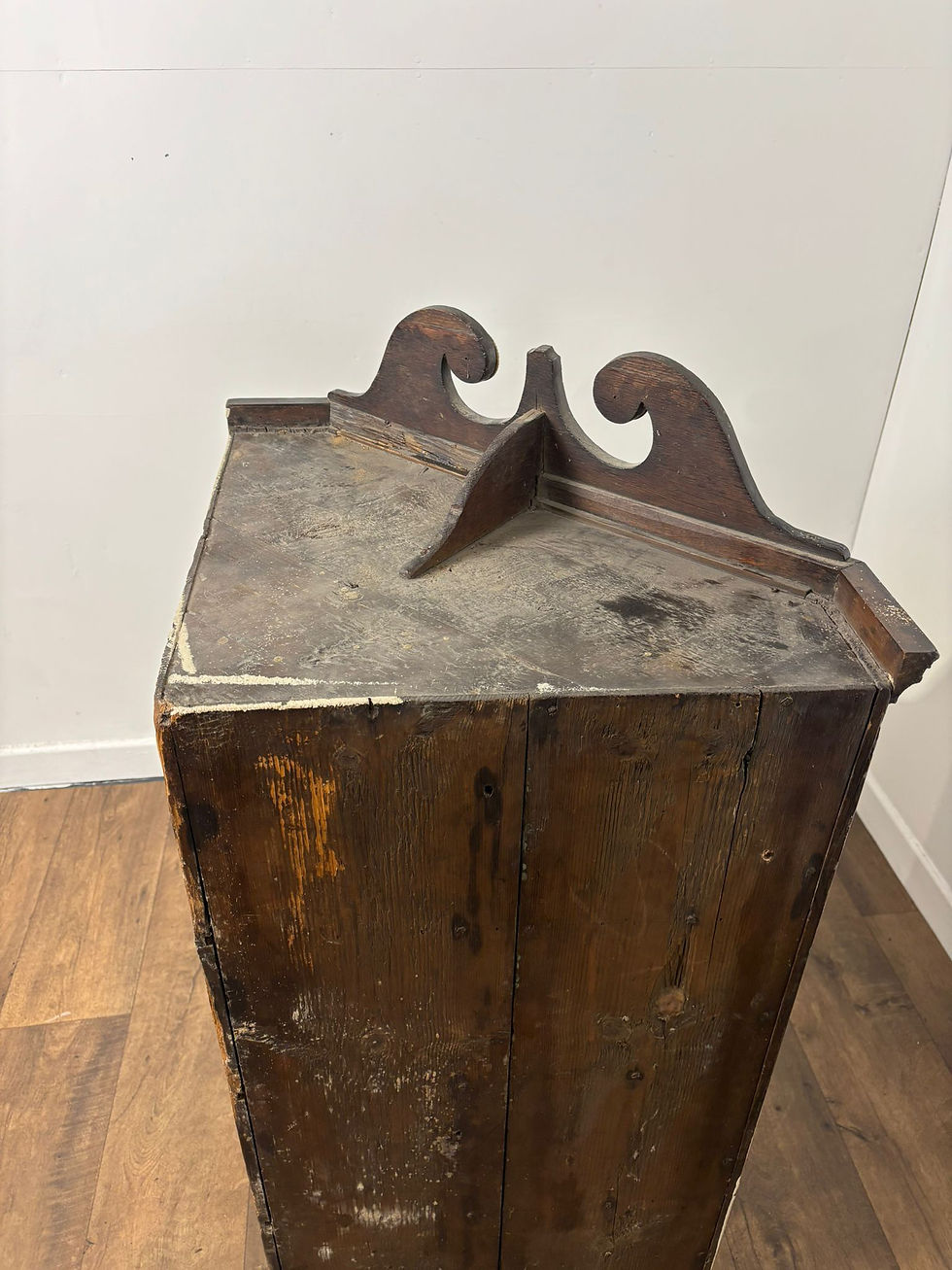 Thumbnail: Victorian Oak Astral Glazed Corner Cabinet