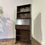 Thumbnail: Vintage Oak Student Bureau Bookcase