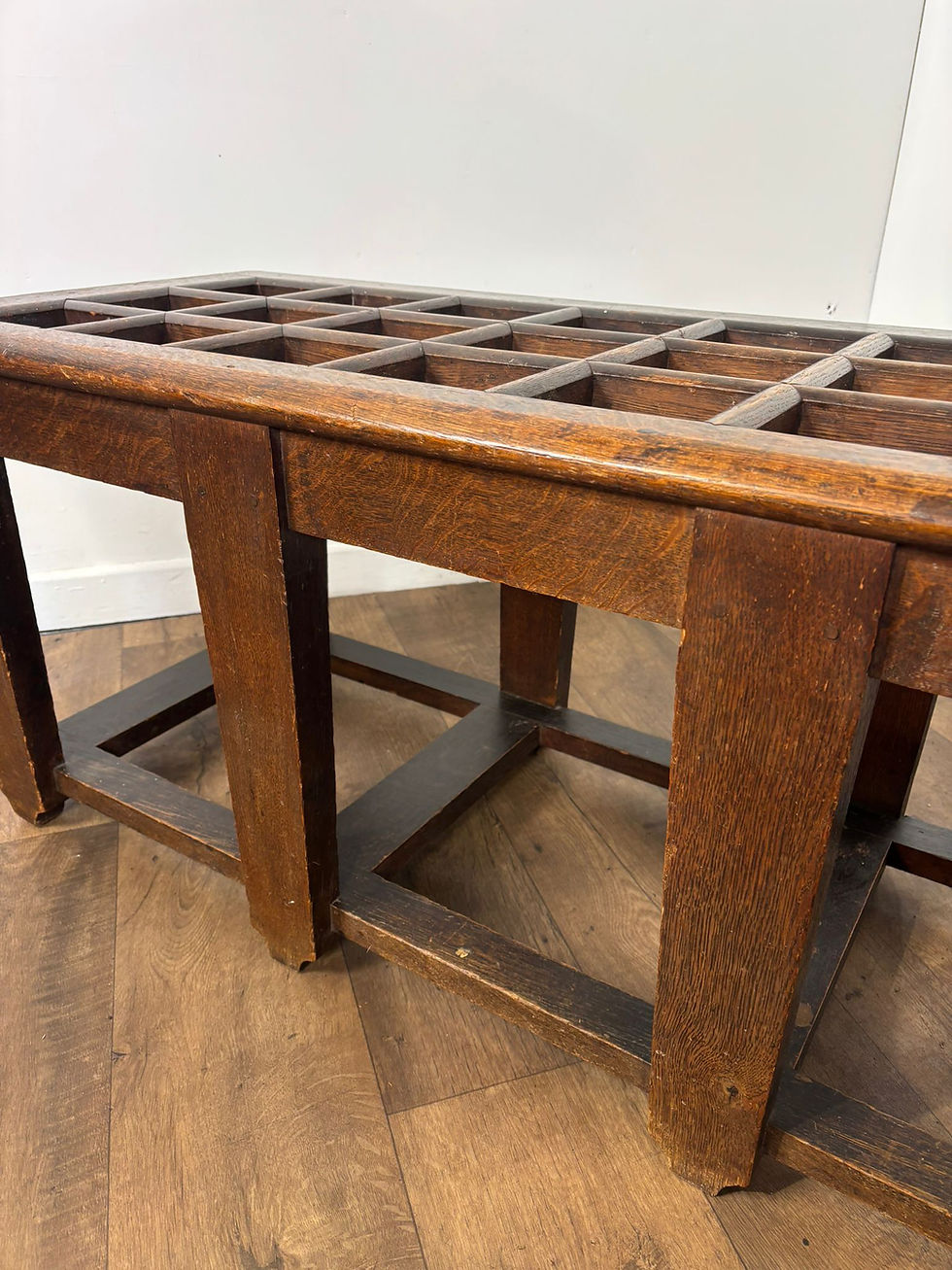 Thumbnail: Edwardian Oak Luggage Stand