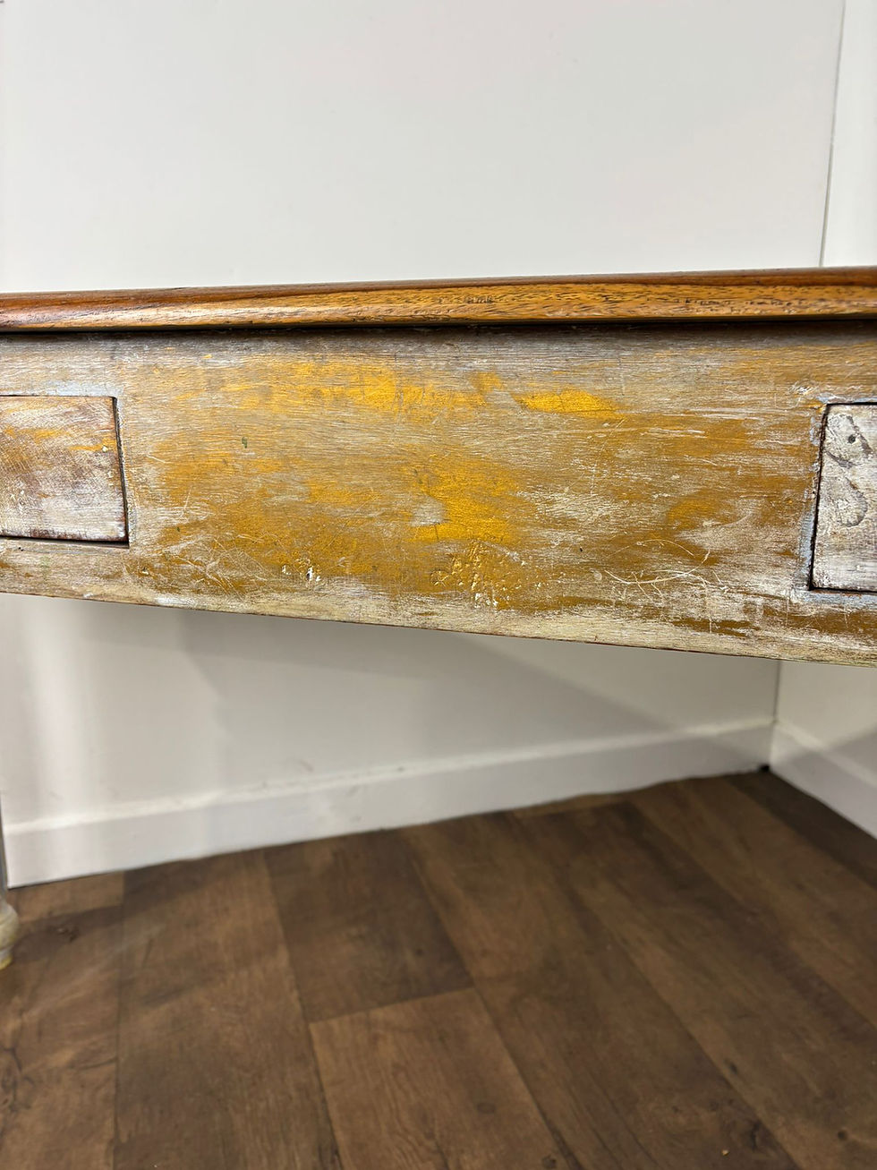 Thumbnail: Reproduction French Country Style  Acacia Wood Console Table