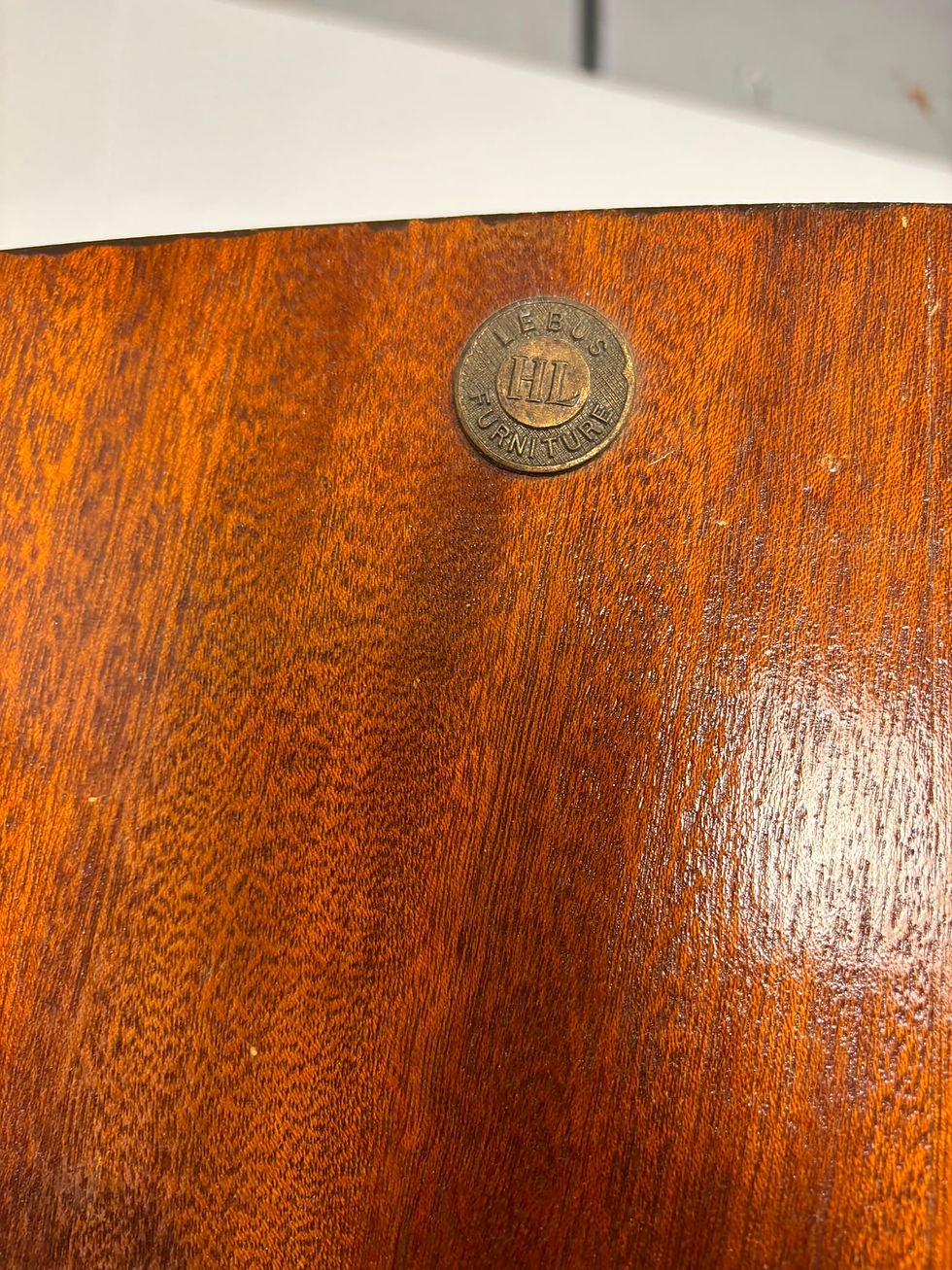 Thumbnail: Vintage Badged Lebus Oak Double Wardrobe