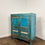 Thumbnail: Vintage Indian Reclaimed Wooden Blue Rustic Cupboard