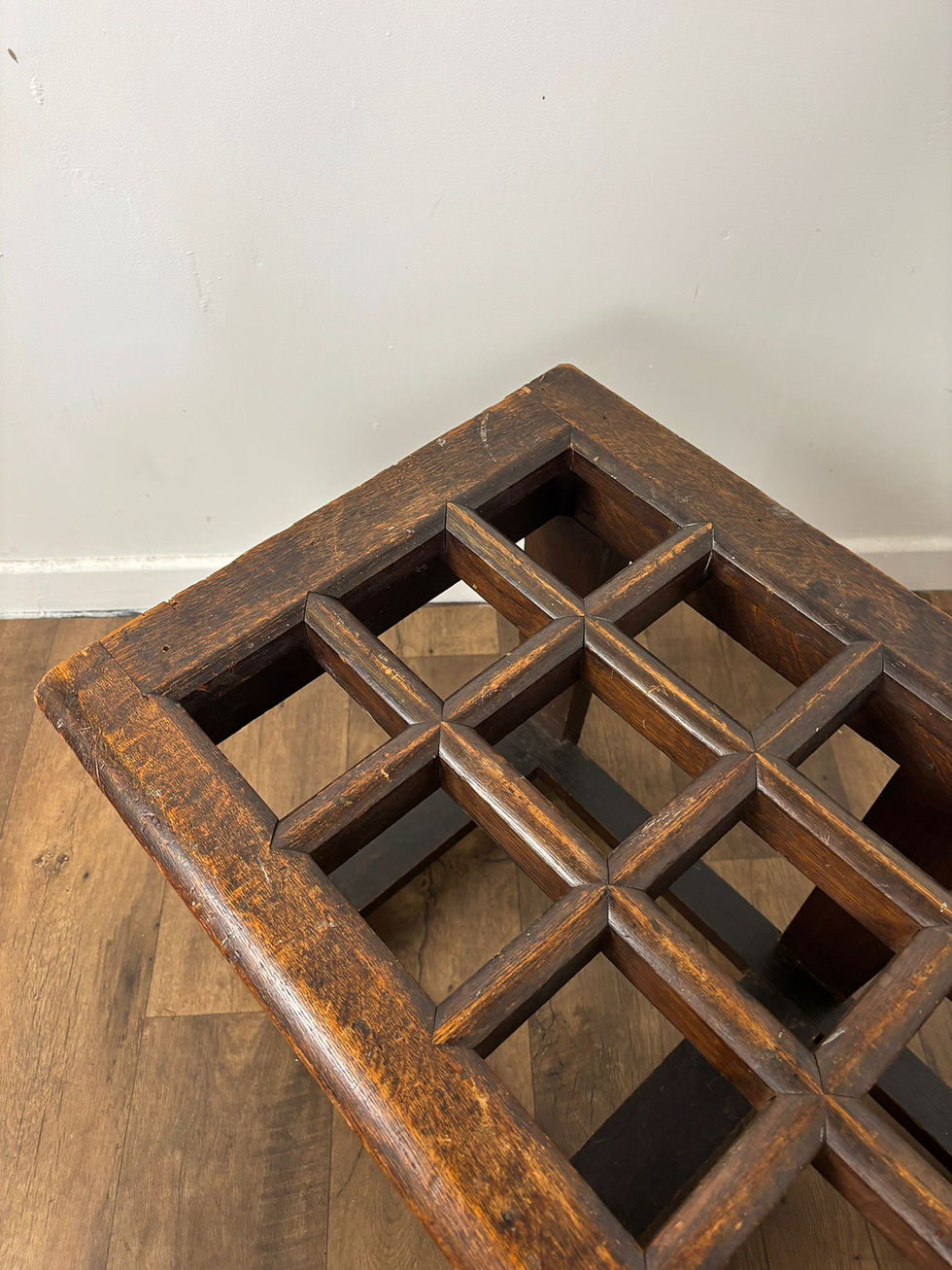 Thumbnail: Edwardian Oak Luggage Stand