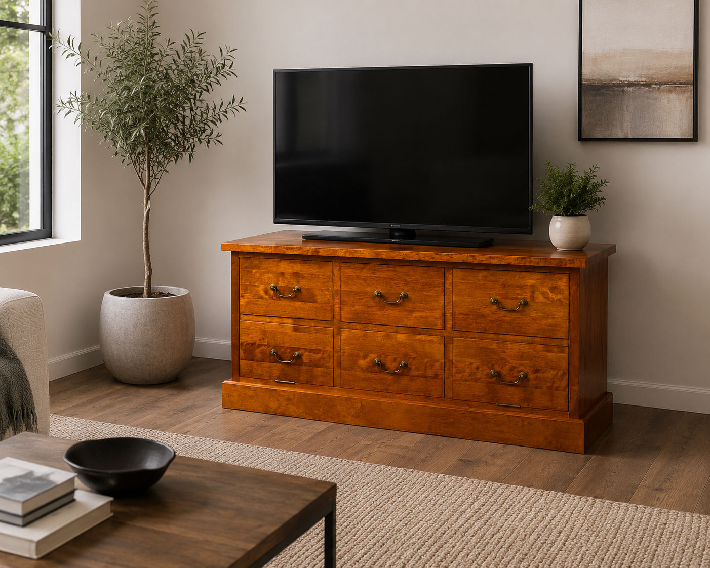 Contemporary 'NEXT' Flat Screen TV Stand
