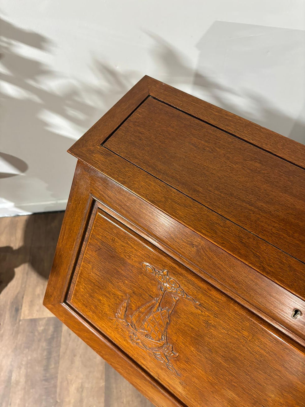 Thumbnail: Oriental Style Camphor Wood Bureau