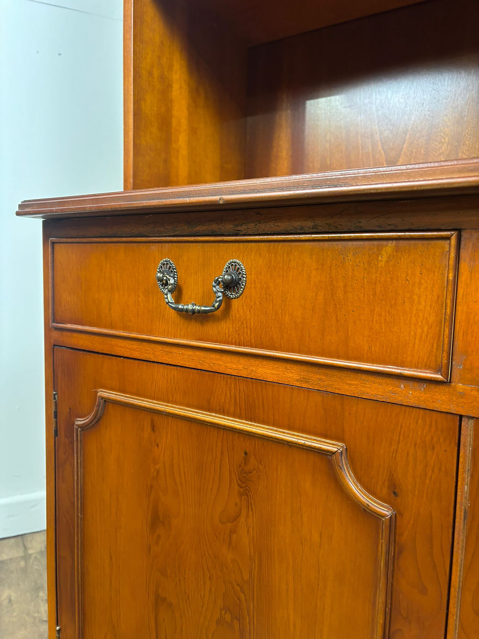 Thumbnail: Reproduction Yew Wood Bookcase