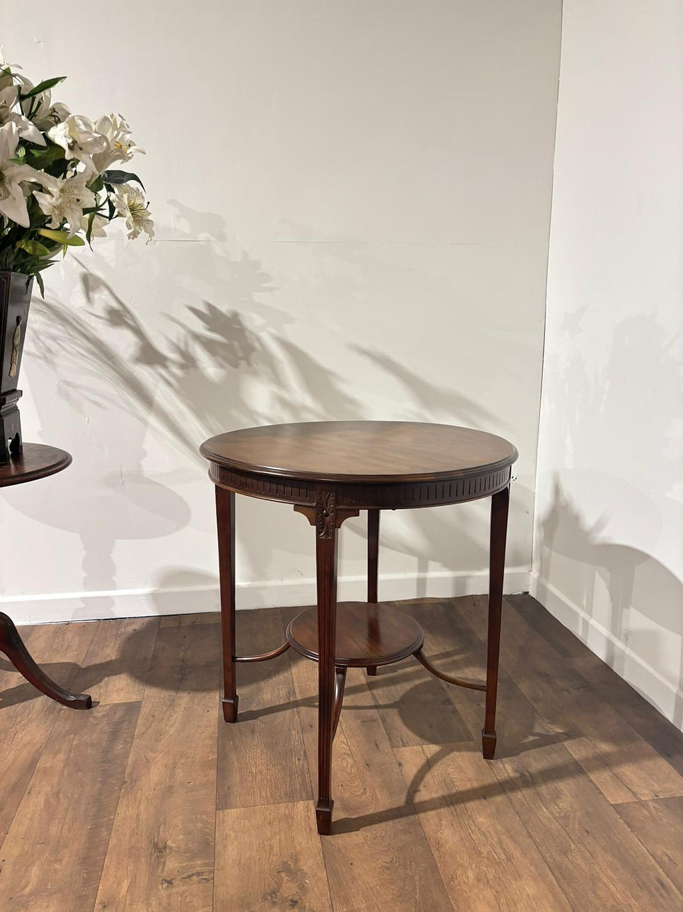 Thumbnail: Edwardian Mahogany Circular Window Table