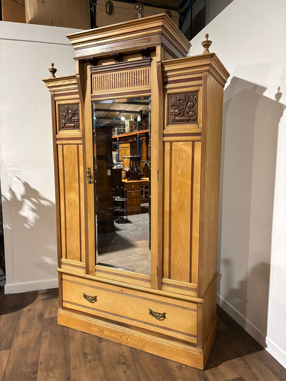 Edwardian Ash Wardrobe