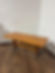 Mid Century Teak Coffee Table with Chrome Effect Legs