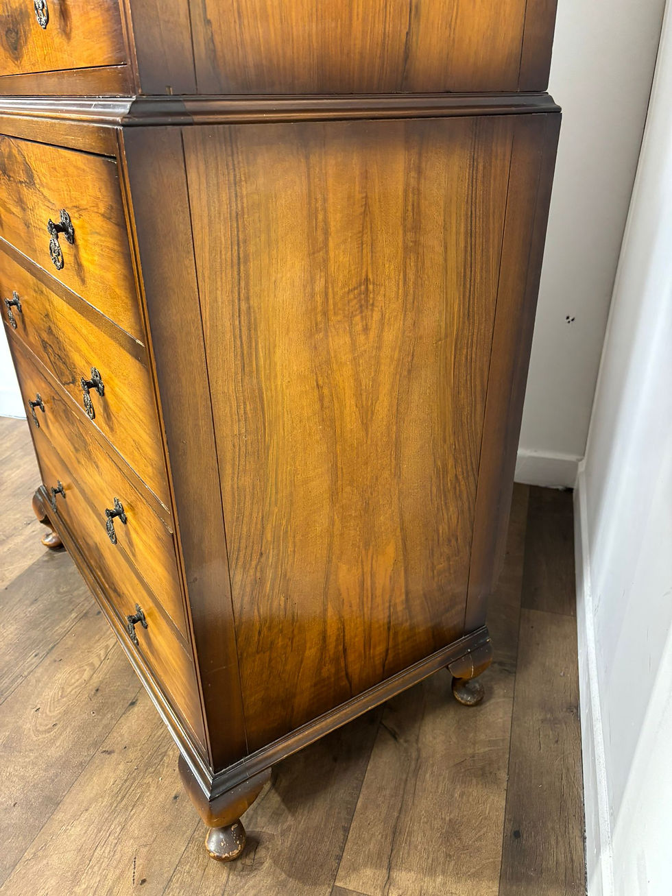 Thumbnail: Vintage Walnut Chest On Chest