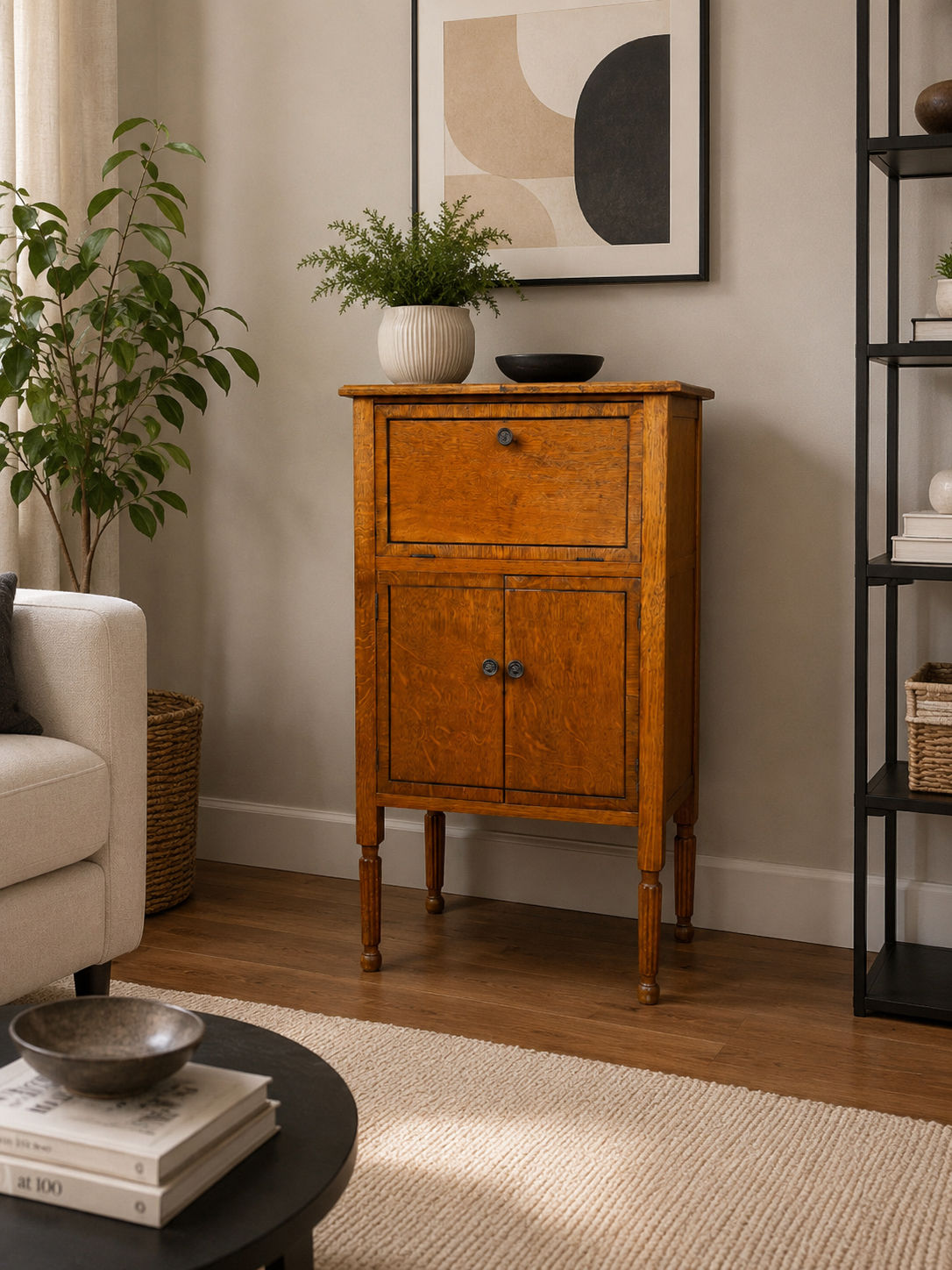Vintage Oak Cabinet