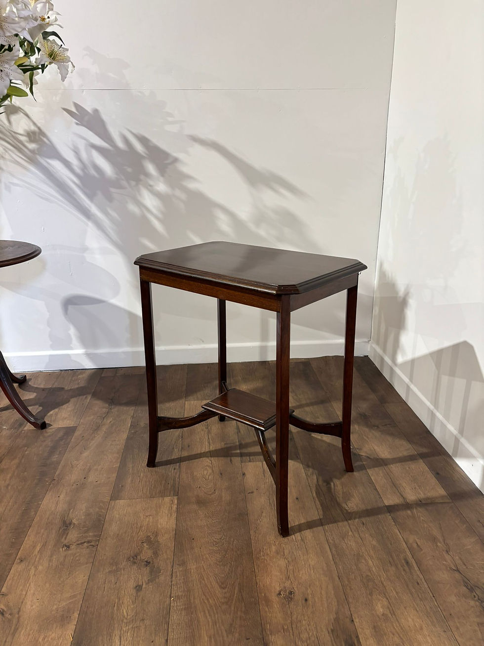 Edwardian Mahogany Window Table