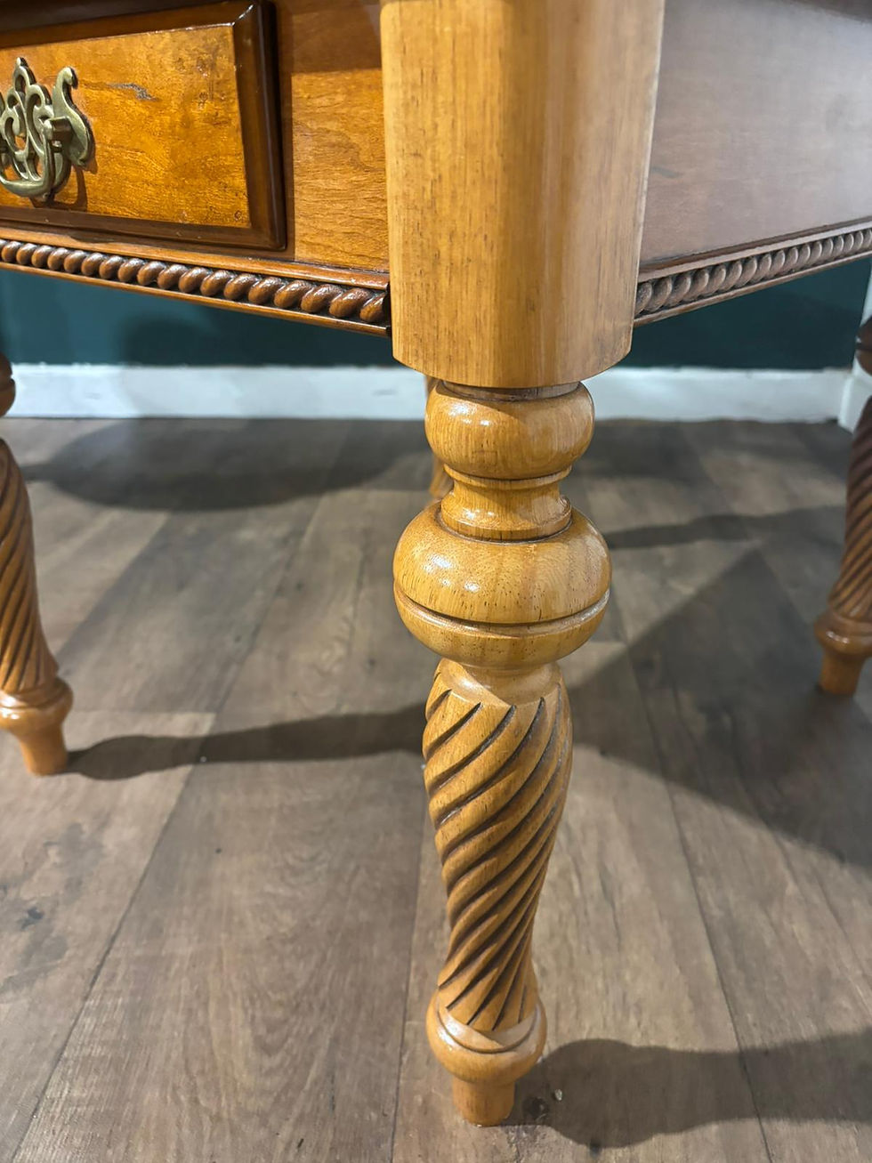 Thumbnail: Contemporary Mahogany Lamp Table