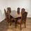 Thumbnail: Edwardian Mahogany Wind Out Table Dining Suite