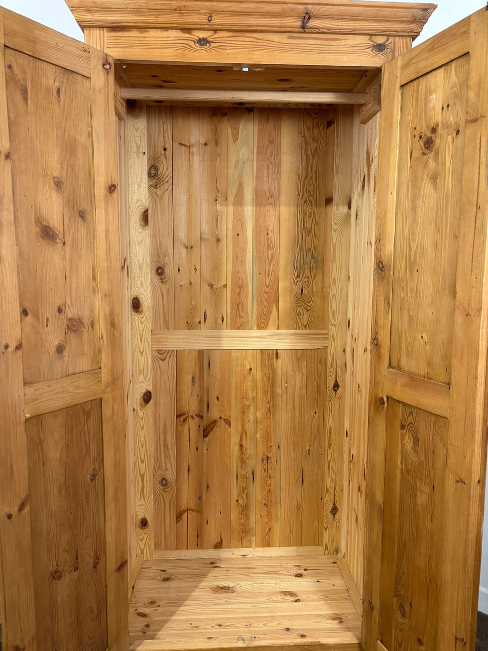 Thumbnail: Contemporary Waxed Solid Pine Wardrobe