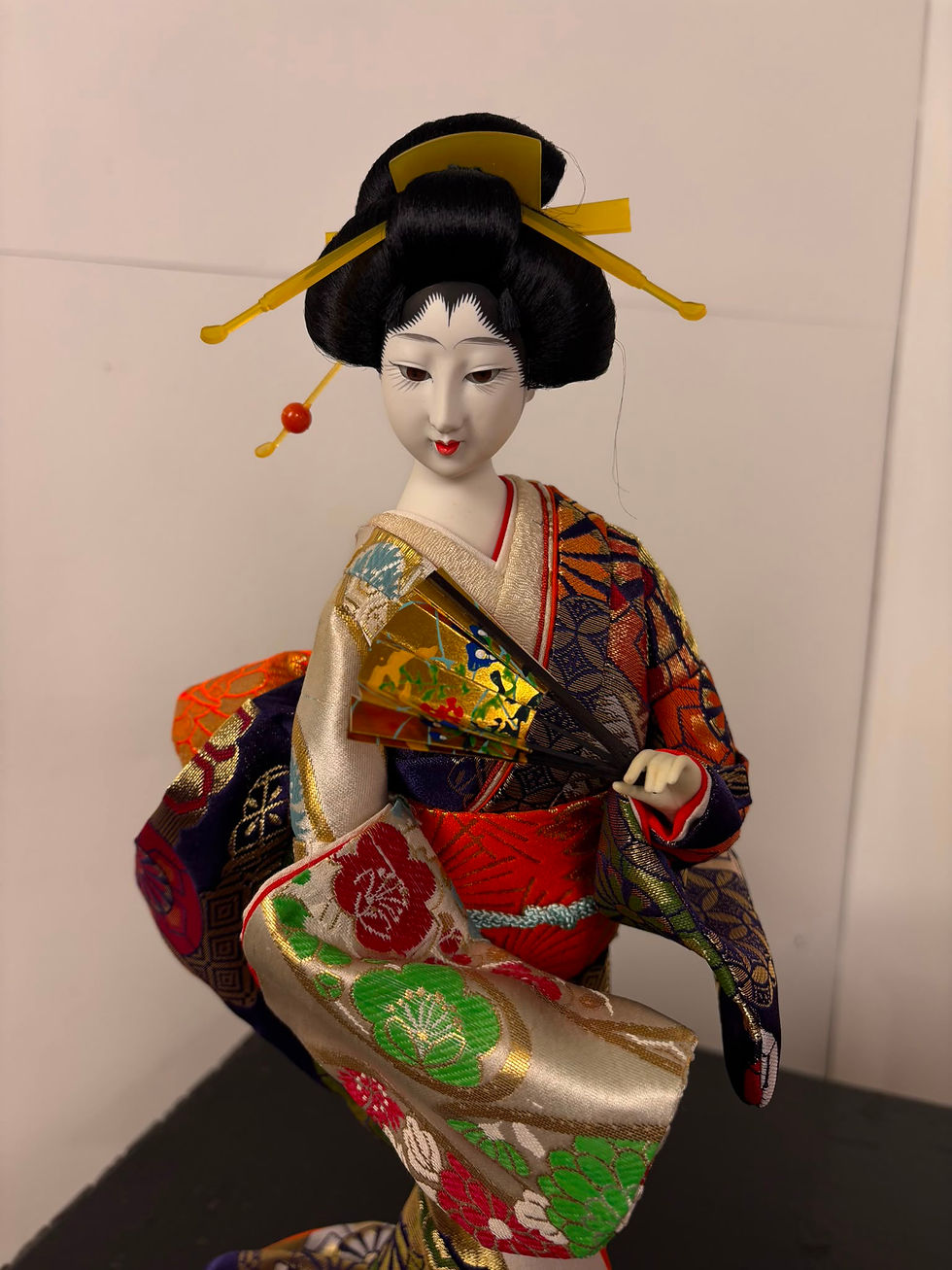 Thumbnail: Pair Of Vintage Japanese Geisha Dolls