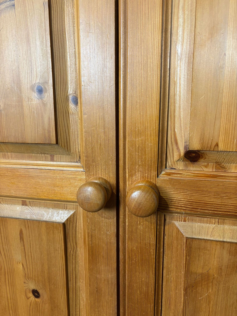 Thumbnail: Modern Pine Double Wardrobe