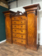 Large Victorian Gentlemans Sentry Compactum Wardrobe