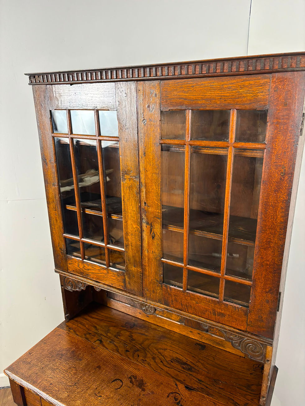 Thumbnail: Vintage Scratch Built Bookcase/Display Cabinet