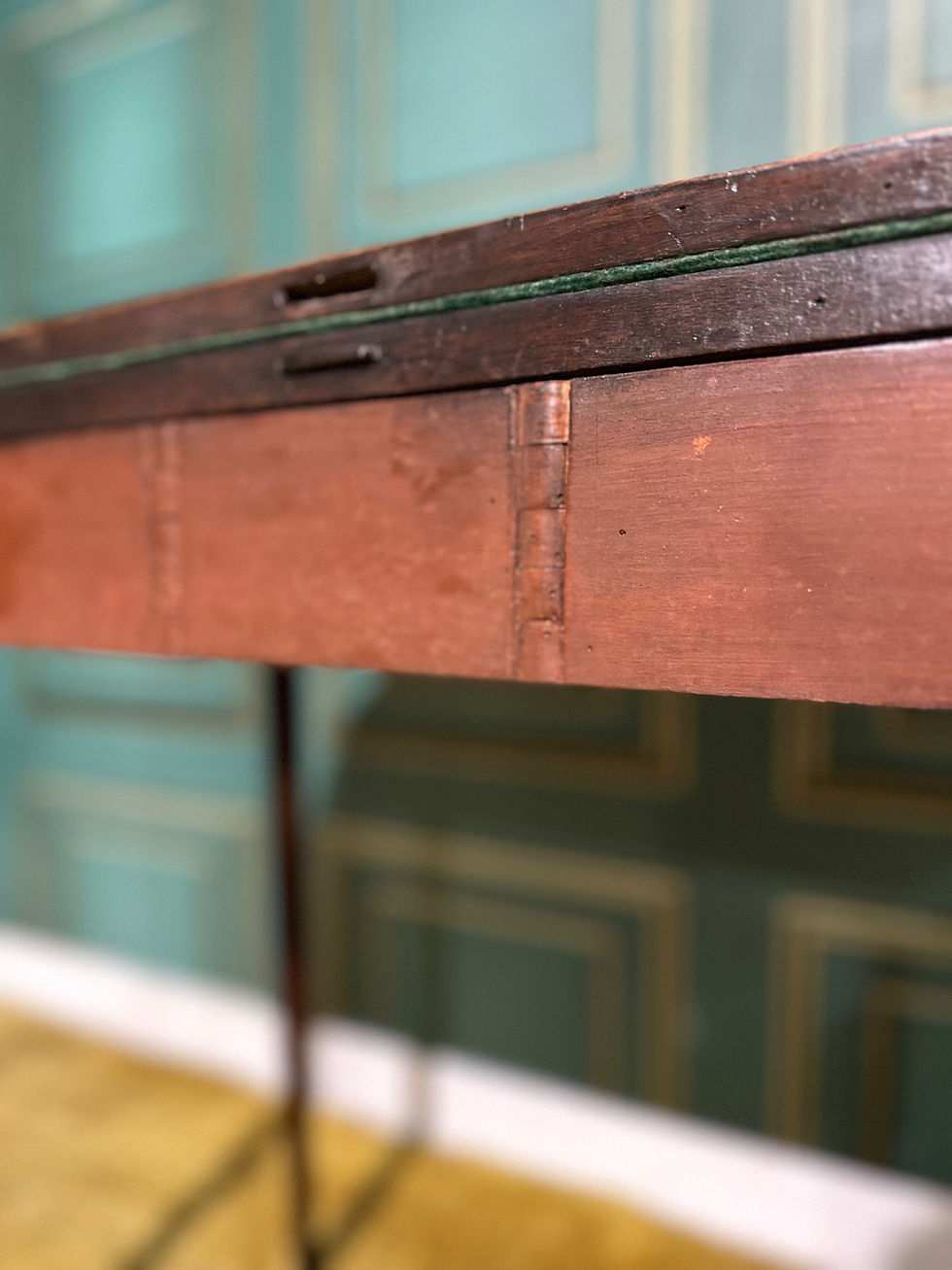 Thumbnail: Victorian Mahogany Folding Card