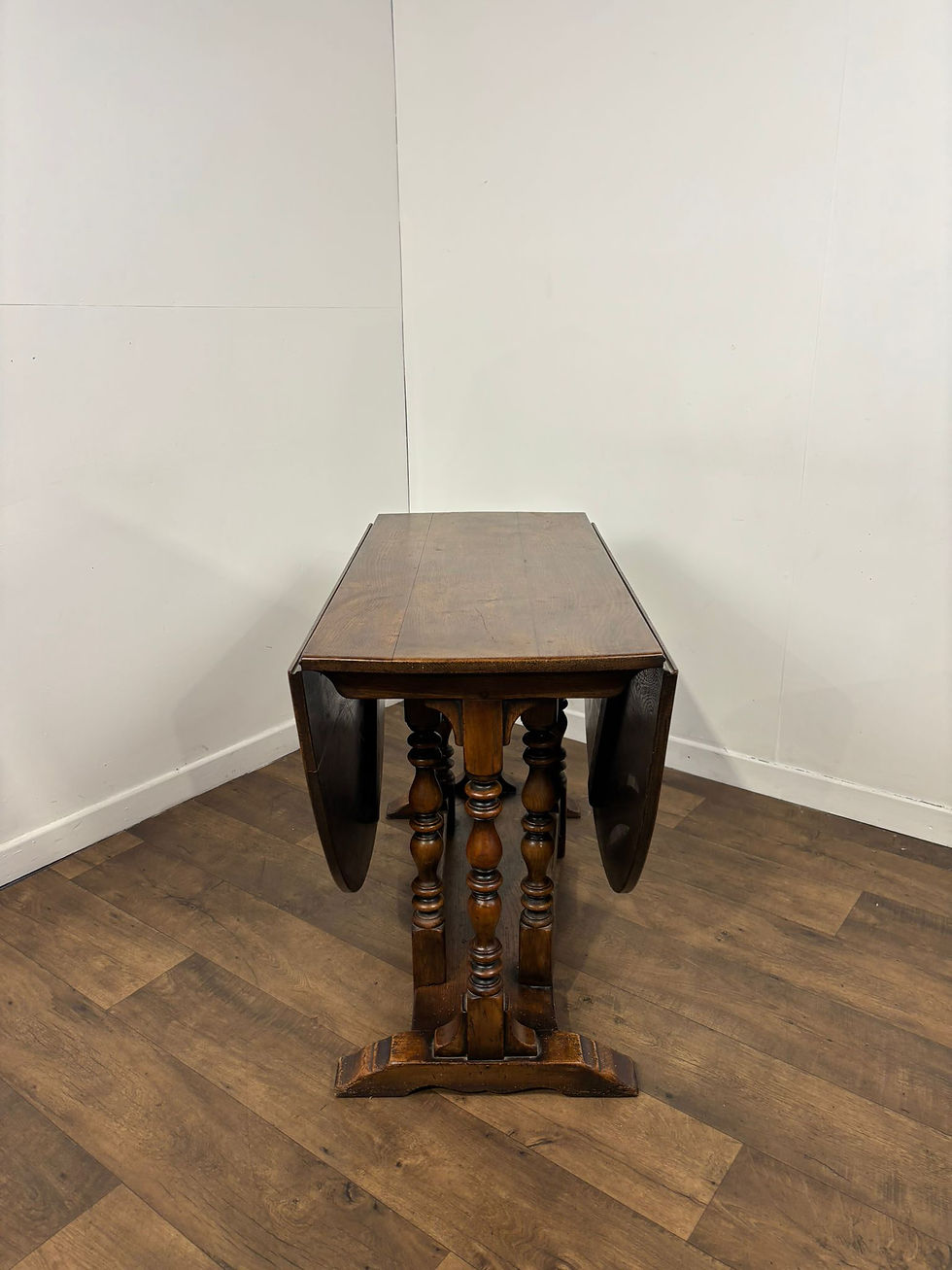 Thumbnail: Vintage Oak Drop Leaf Dining Table
