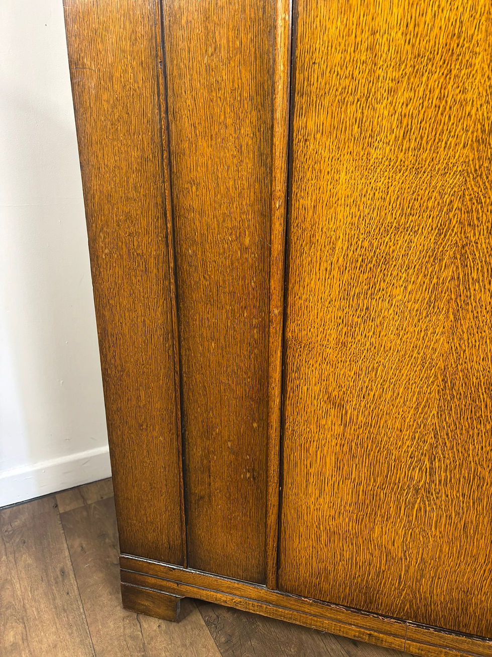 Thumbnail: Vintage Oak Single Door Wardrobe