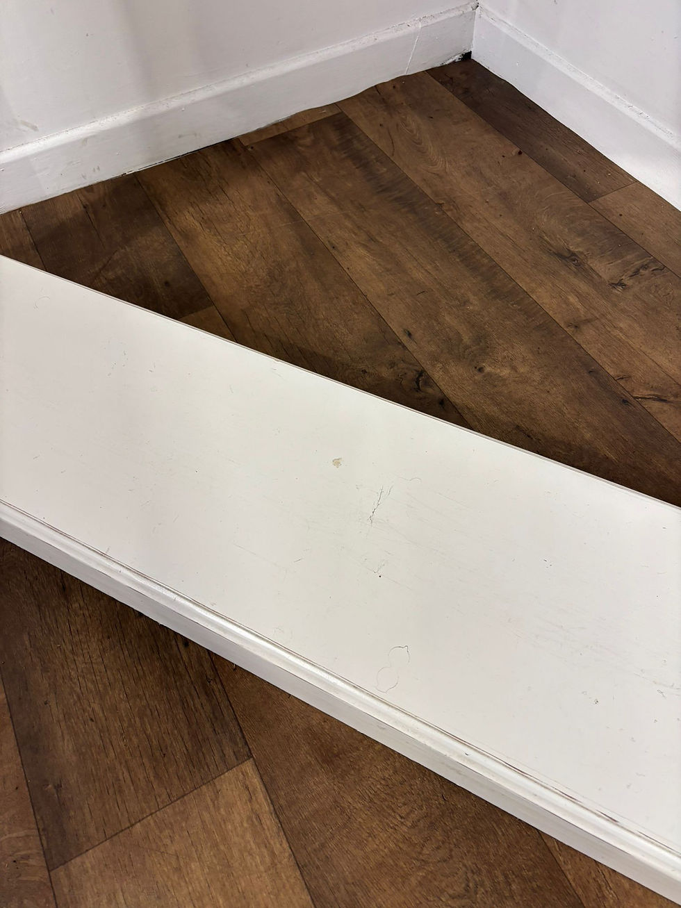 Thumbnail: Large Modern White Console Table
