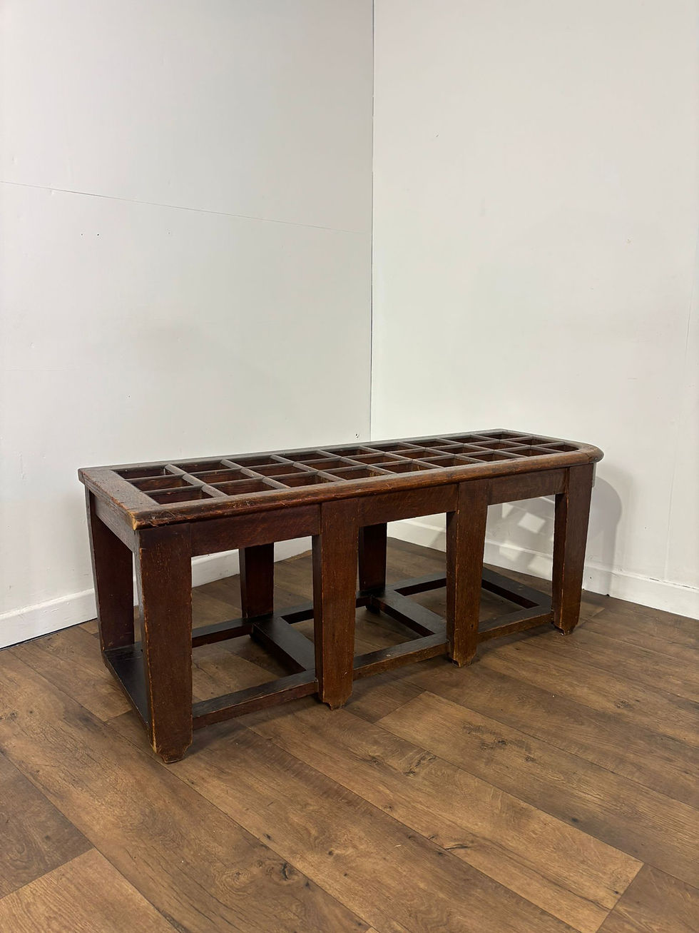 Thumbnail: Edwardian Oak Luggage Stand