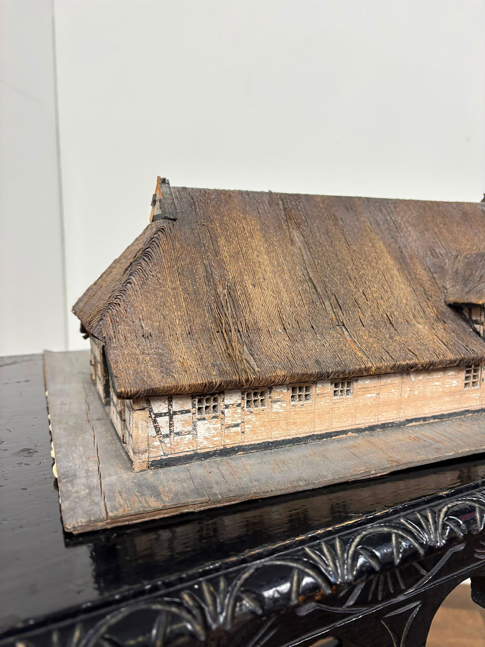 Thumbnail: Antique Architectural Model Of Traditional Lower Saxon Farmhouse 