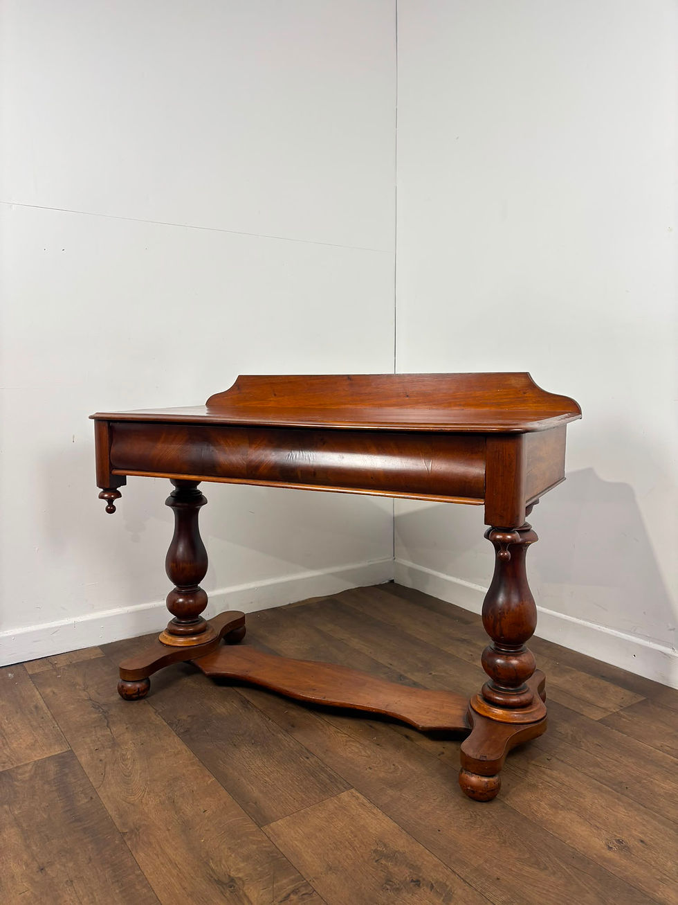 Thumbnail: Victorian Mahogany Console Table With Drawer