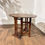 Thumbnail: Vintage Mahogany & Oak Drop Leaf Table Of Small Proportions