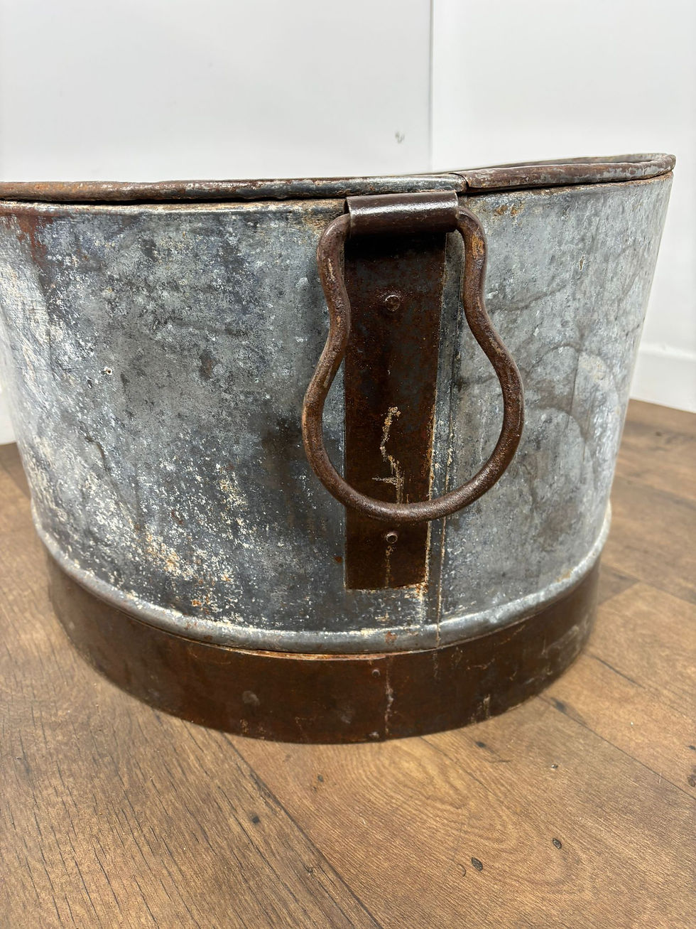Thumbnail: Large Rustic Metal Planter / Trough