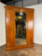 Early 20th Century Walnut Veneered French Style Armoire