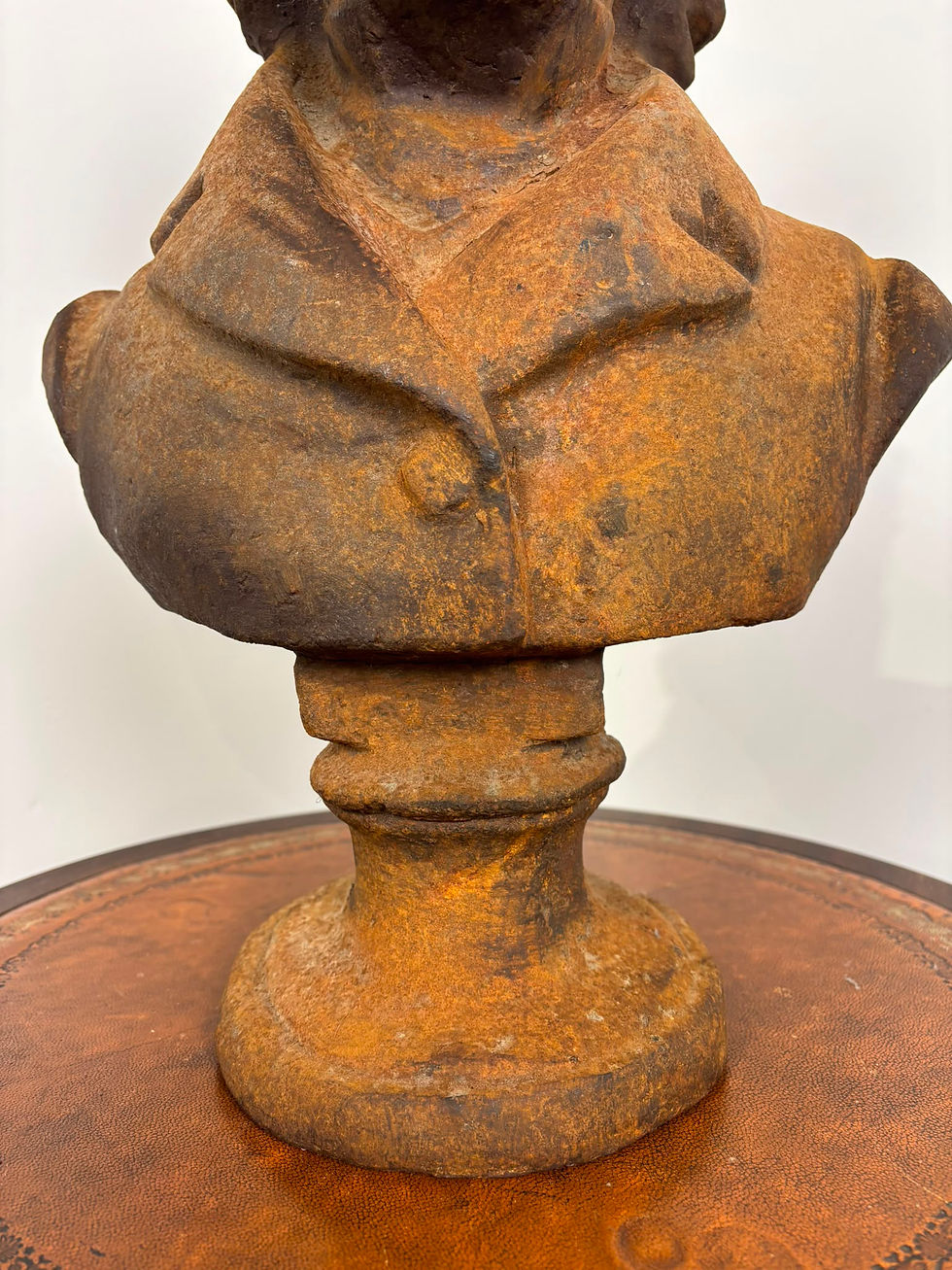 Thumbnail: Heavy Cast Iron Garden Bust Of Beethoven