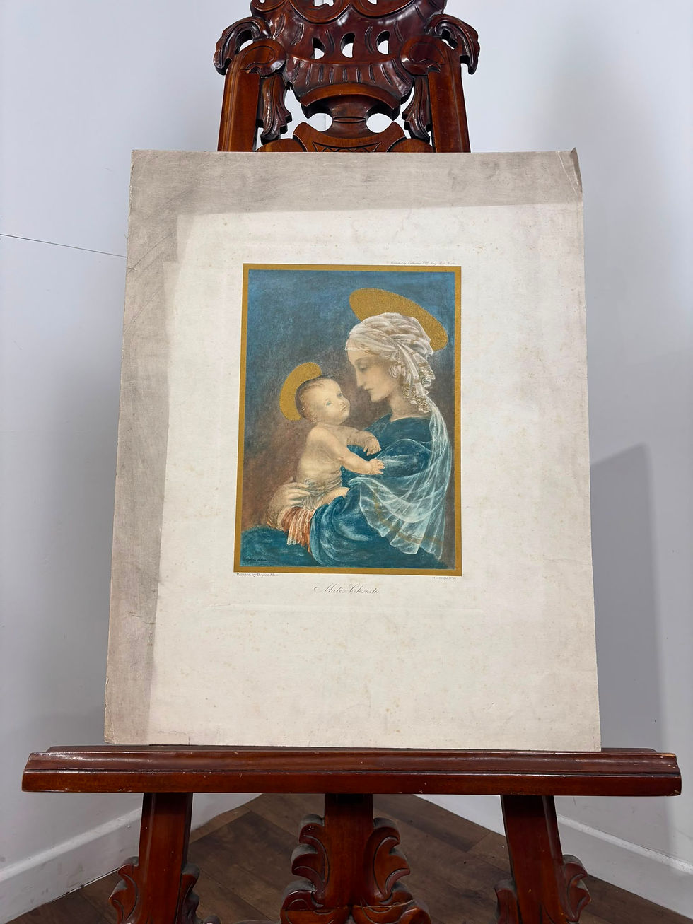 Thumbnail: Vintage Religious Print – Mater Christi after Daphne Allen