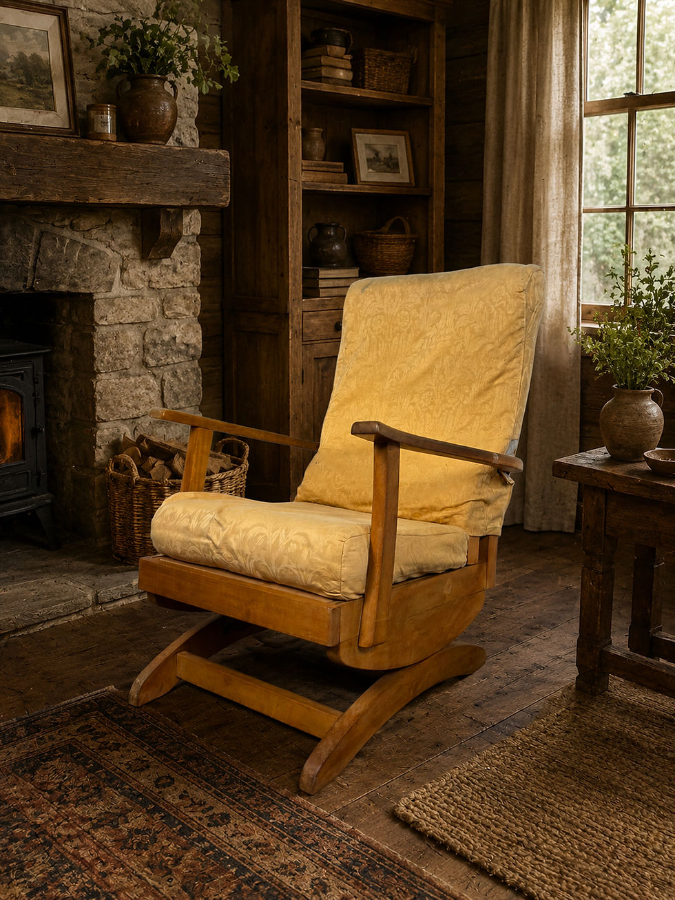 Mid Century Rocking Chair