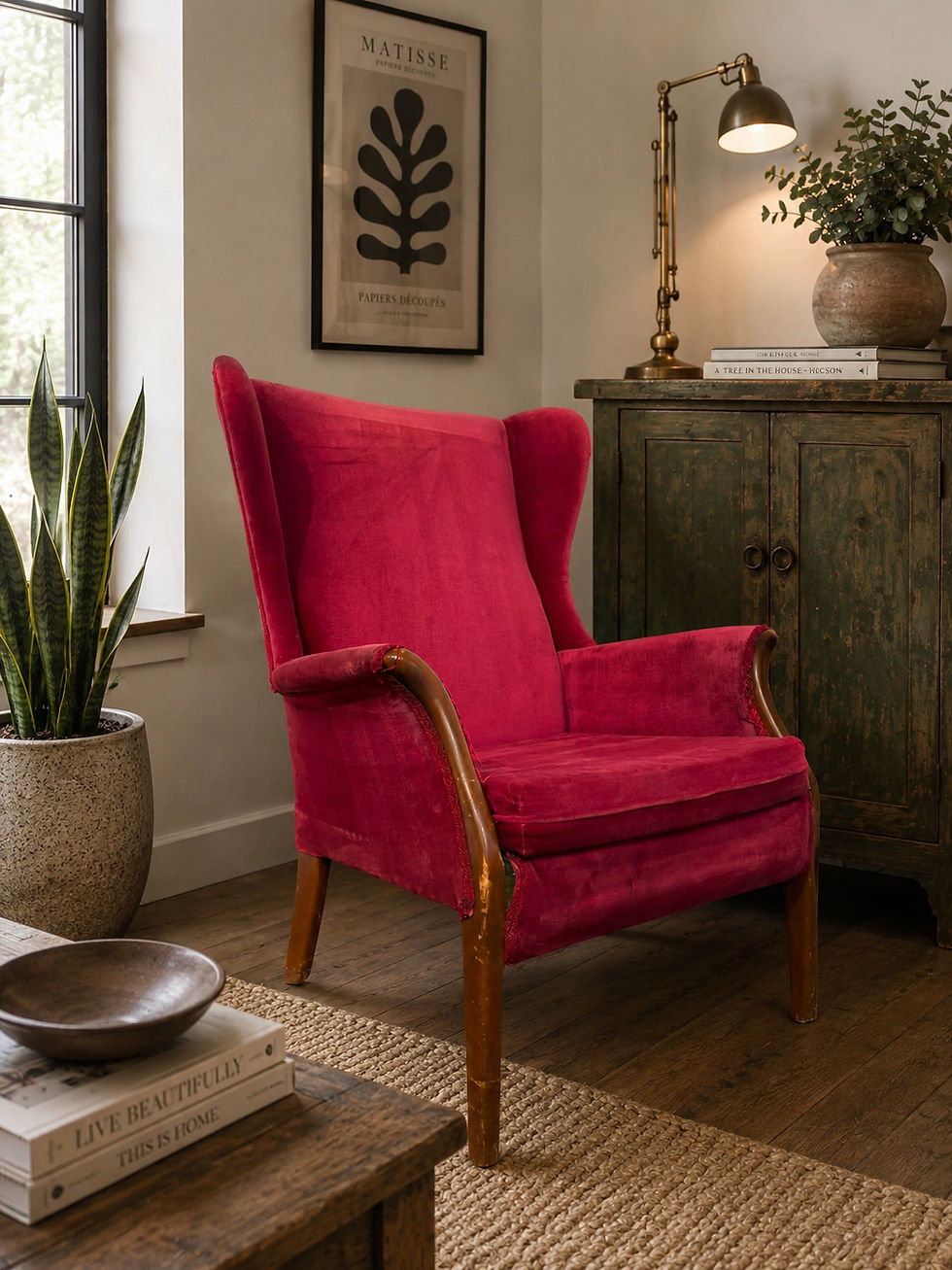 Vintage Parker Knoll Wing Back Chair (For Restoration)