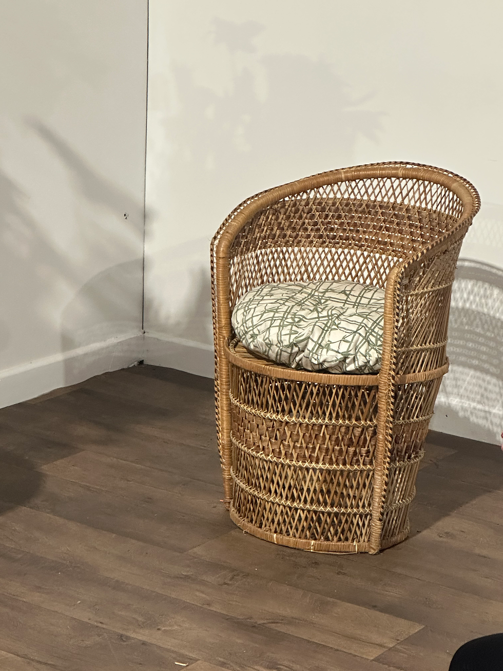 Vintage Wicker Bedroom Chair