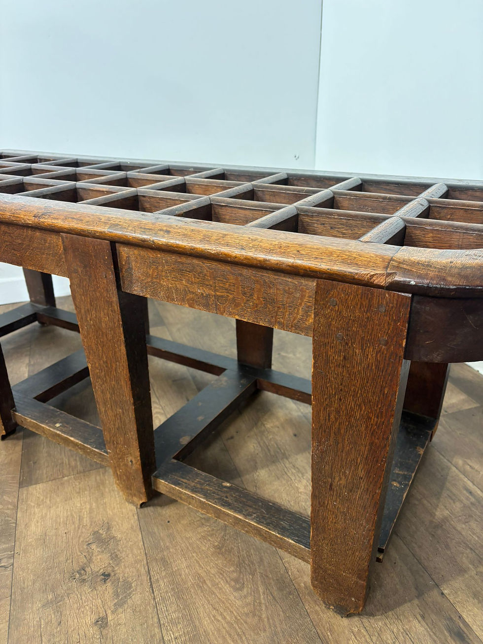 Thumbnail: Edwardian Oak Luggage Stand
