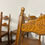 Thumbnail: Set of Six Custom Made Elm Bar Back Dining Chairs