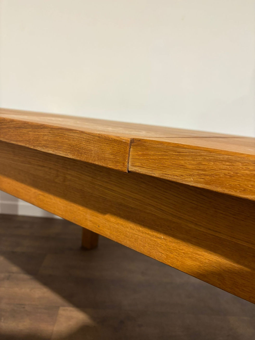 Thumbnail: Contemporary Solid Oak Extending Dining Table