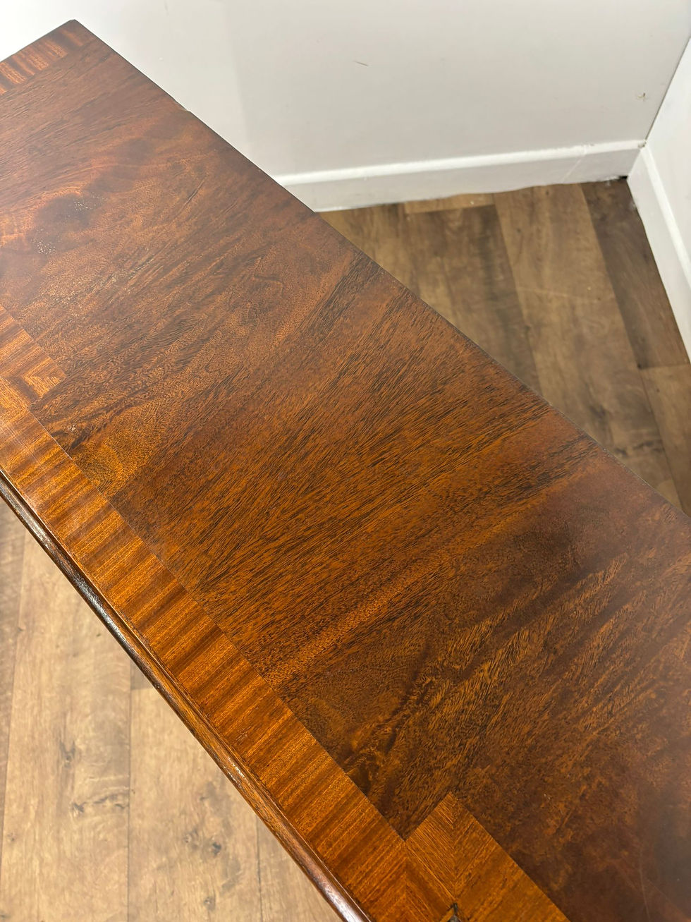 Thumbnail: Reproduction Mahogany Crossbanded Breakfront Sideboard