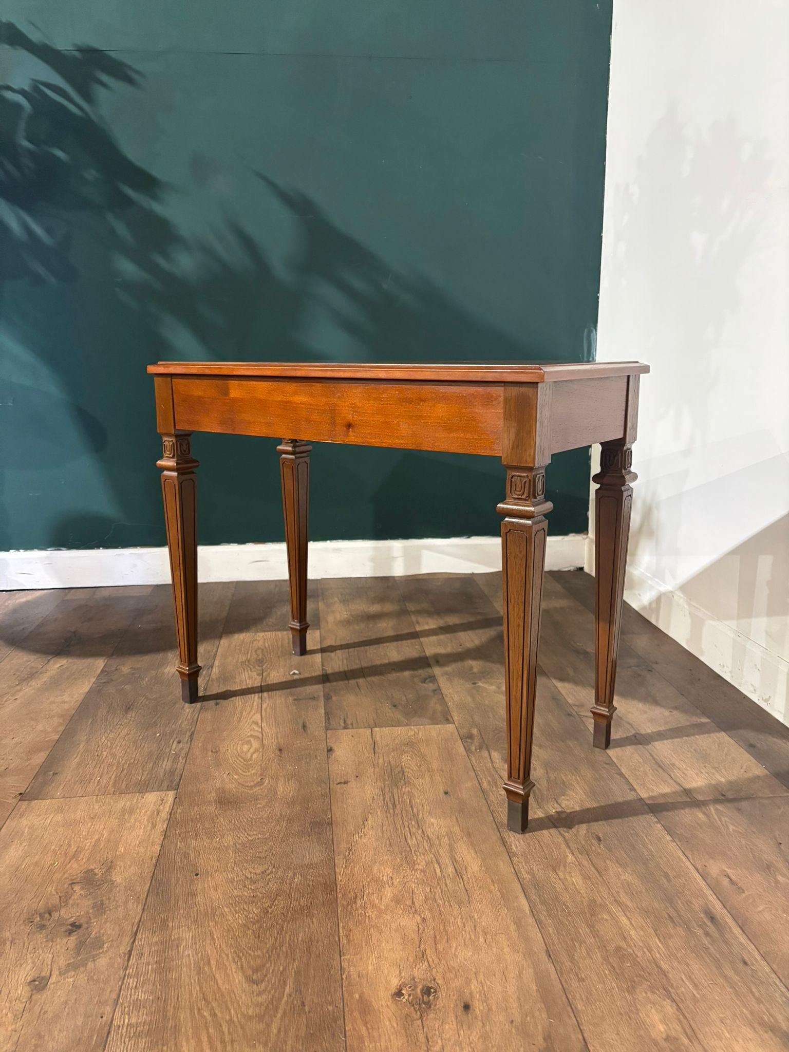 Vintage Organ Stool On Tapered Supports