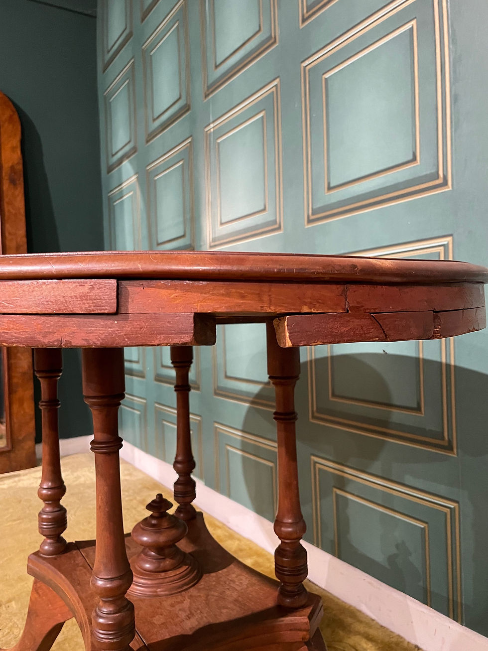 Thumbnail: 19th Century Oval Loo Table 