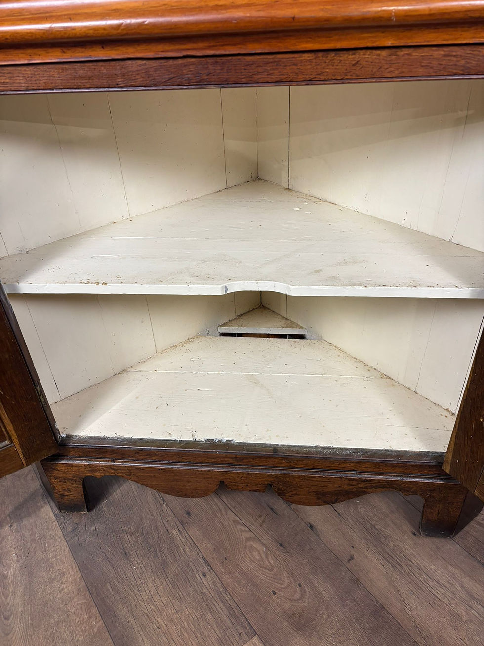 Victorian Mahogany Double Corner Cupboard