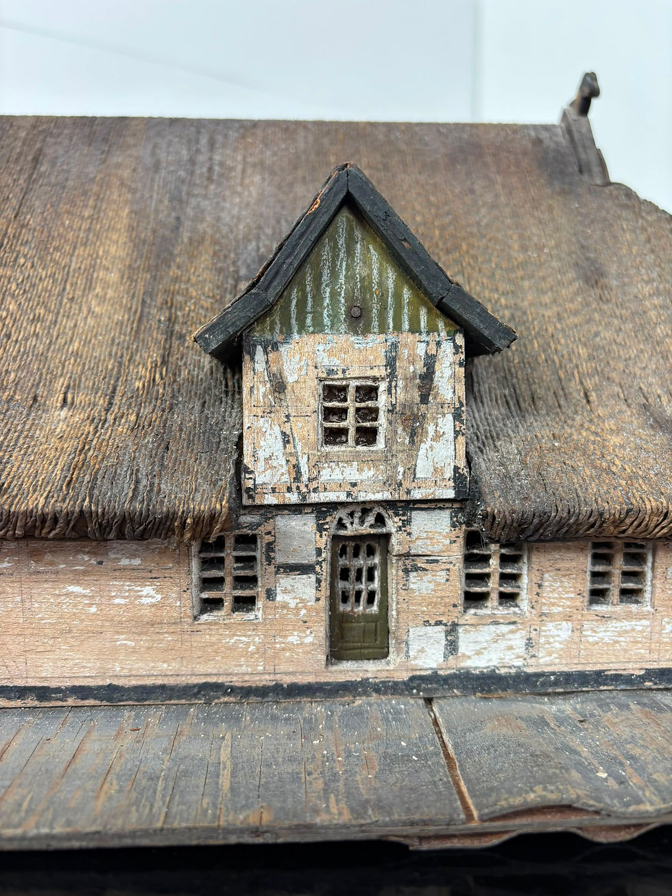 Thumbnail: Antique Architectural Model Of Traditional Lower Saxon Farmhouse 