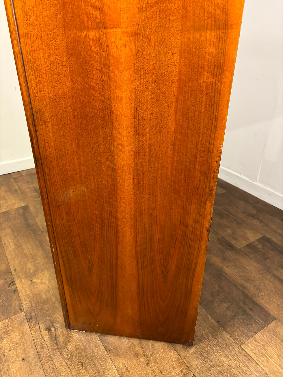 Thumbnail: Vintage Walnut Veneered Double Wardrobe