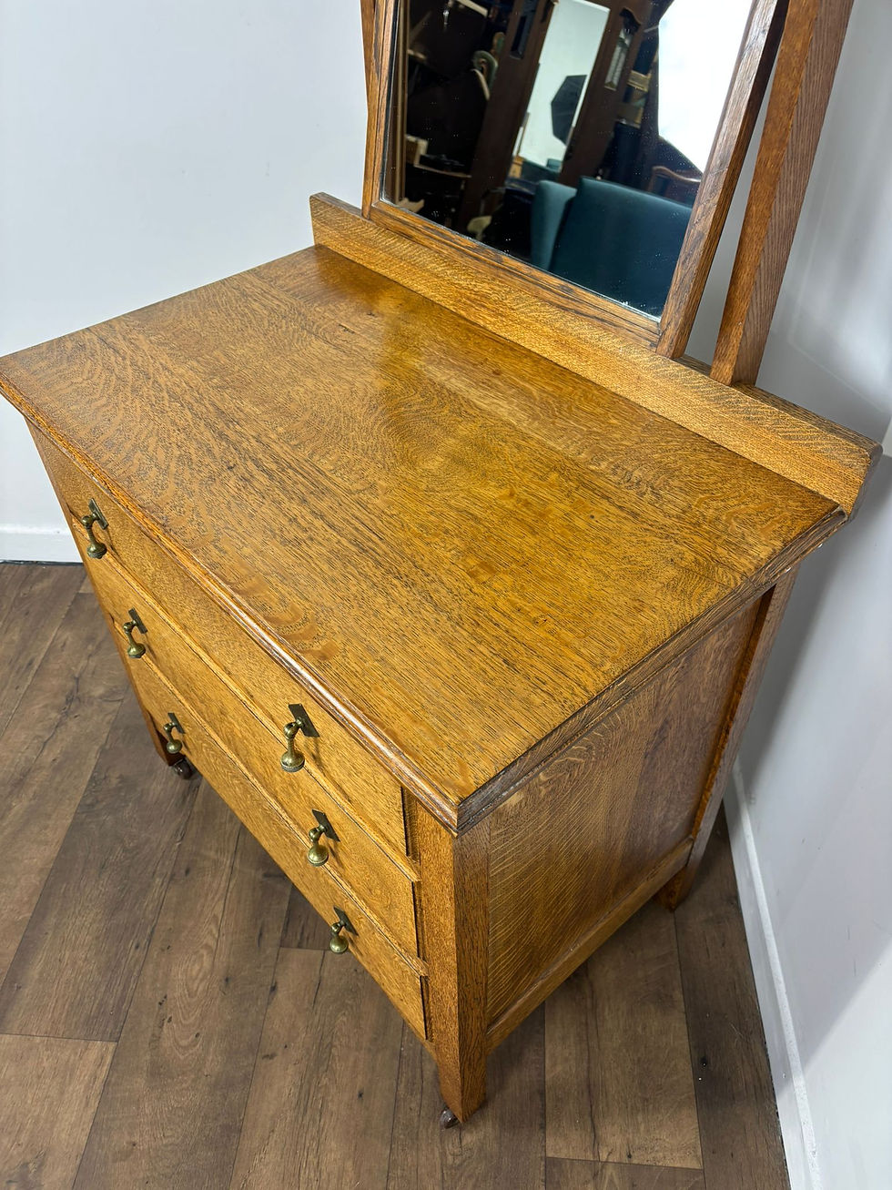 Thumbnail: Early 20th Century Oak Dressing Table