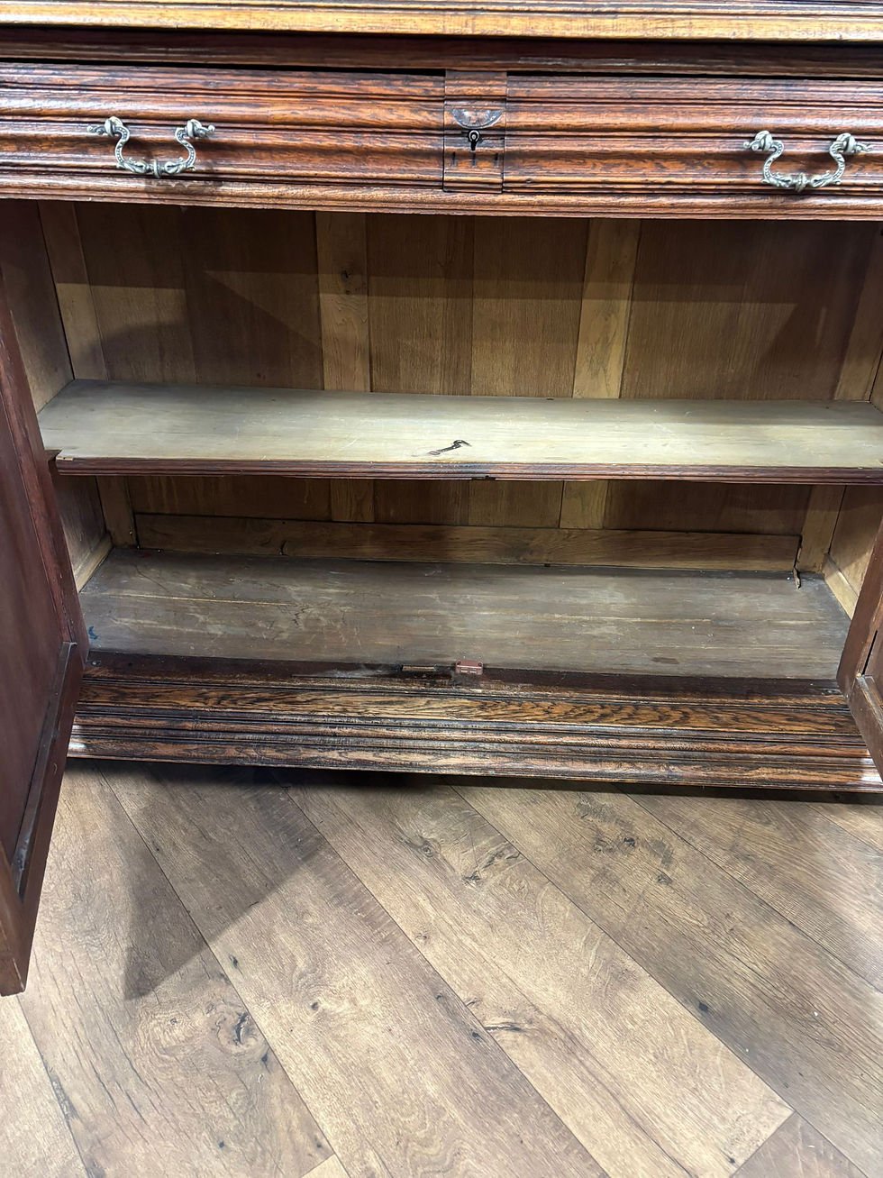 Thumbnail: 19th Century French Renaissance Style Carved Oak Buffet Sideboard